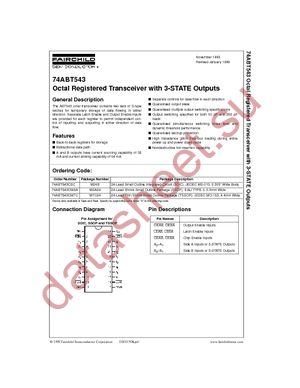 74ABT543CMSA datasheet  